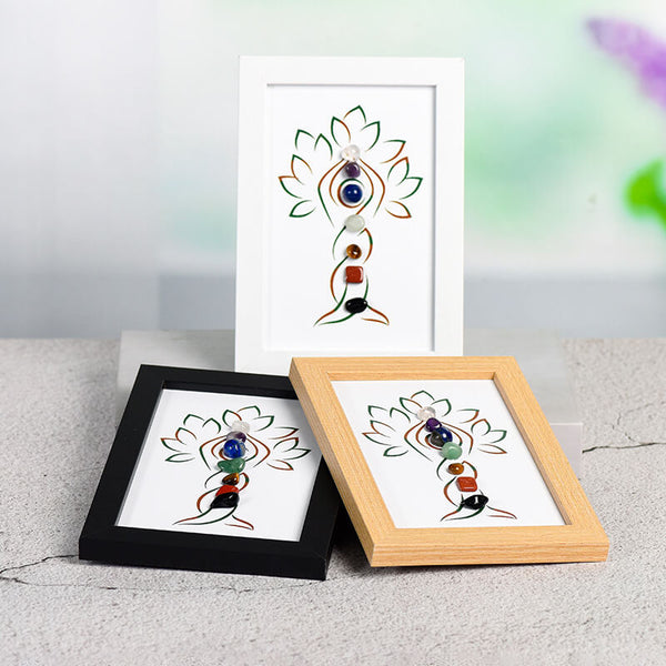 YOGA TREE CRYSTAL PAINTING