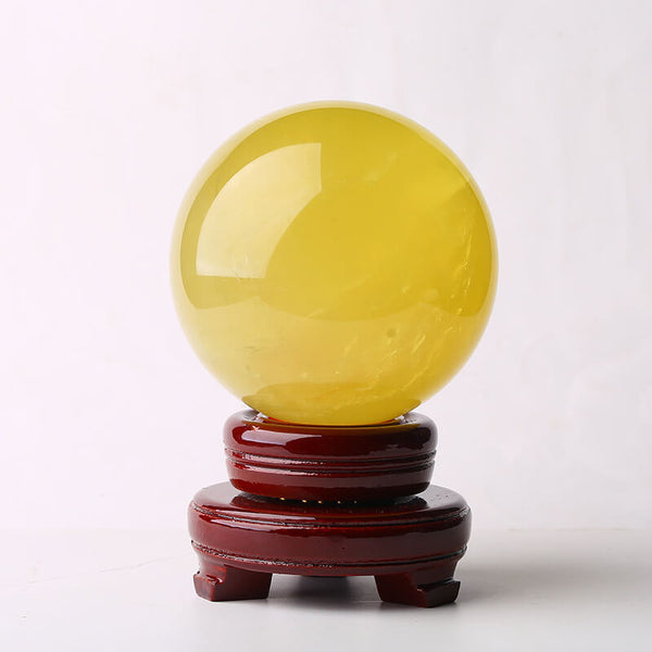 Citrine Crystal Sphere