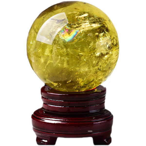 Brazilian Citrine Crystal Sphere