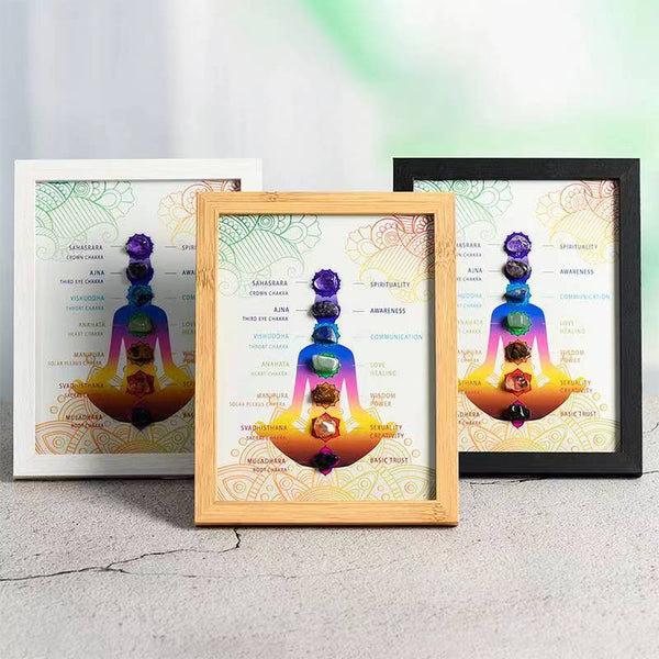 CRYSTAL CHAKRA PAINING WITH MEANING
