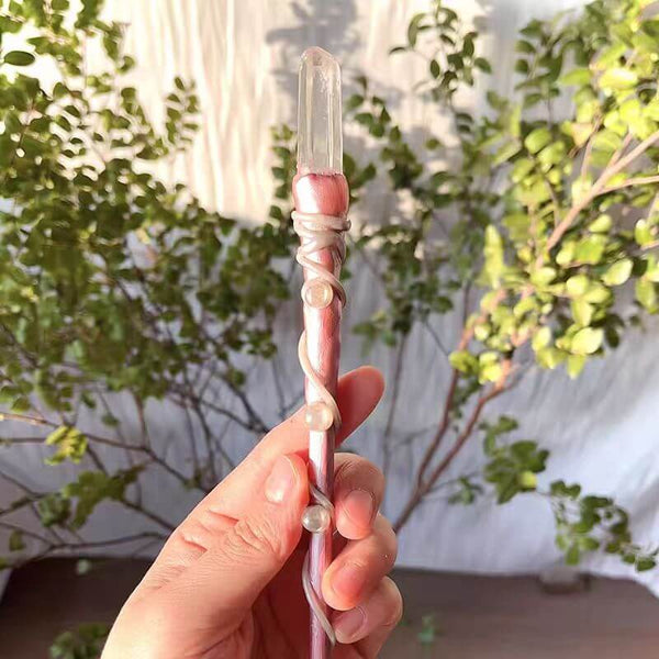 CLEAR QUARTZ POINT WAND